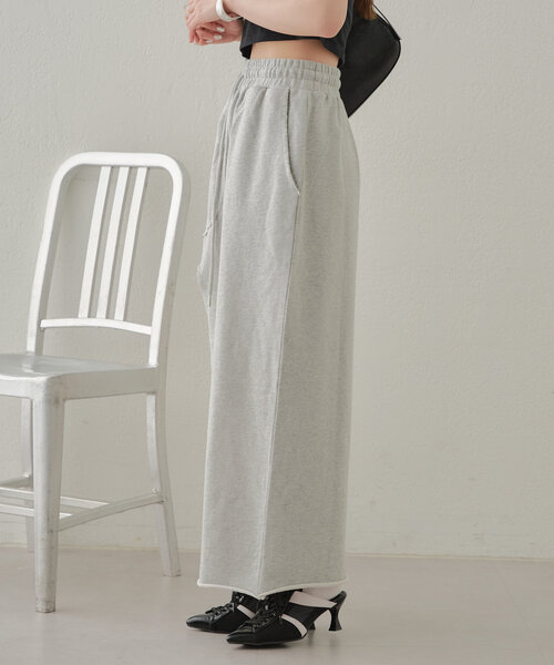 Chico（チコ）の「【セットアップ対応】ピグメントカットオフスウェットスカート（スカート・レディース・ブラック/グレー/ホワイト・FREE）」の15枚目の写真