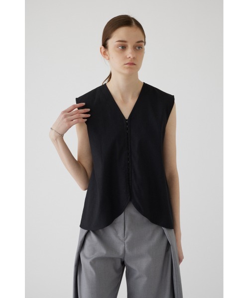ガウル、ミヨン着用[WELLBEING EXPRESS] VASE HALF SLEEVE セール】【SUMMER LIMITED TIMESALE -7/21 23:59】Linen mix