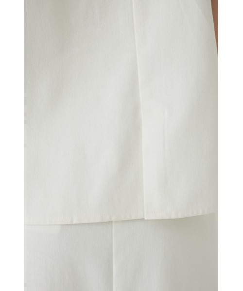 RIM.ARK（リムアーク）の「Linen mix vest tops リネンミックスベストトップス（ベスト・レディース・ホワイト/ブラック・38/36）」の5枚目の写真