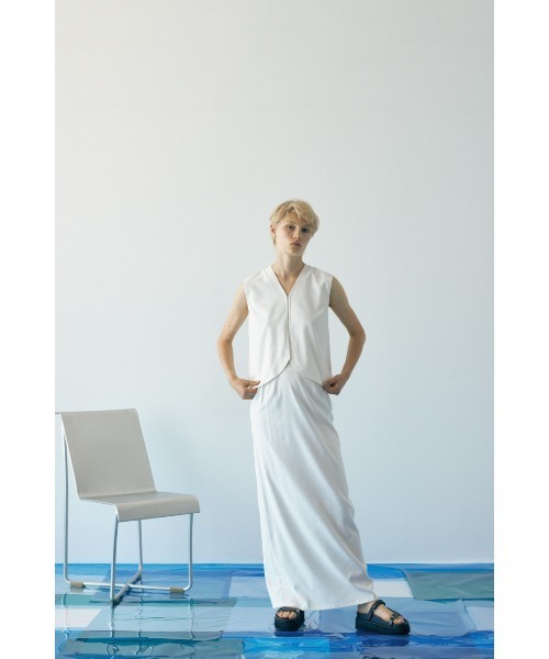 RIM.ARK - RIM.ARK リネンミックスベストトップス Linen mix vest tops リネンミックスベストトップス（ベスト