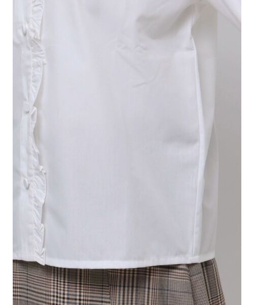 merry jenny（メリージェニー）の「ribbon frillブラウス（シャツ/ブラウス・レディース・オフホワイト/グレー/ボルドー・FREE）」の12枚目の写真
