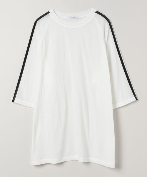 JEANASIS（ジーナシス）の「シアーテンジクライン7S/131992（Tシャツ/カットソー・レディース・ブルー系その他/ブラック/ホワイト・FREE）」の2枚目の写真