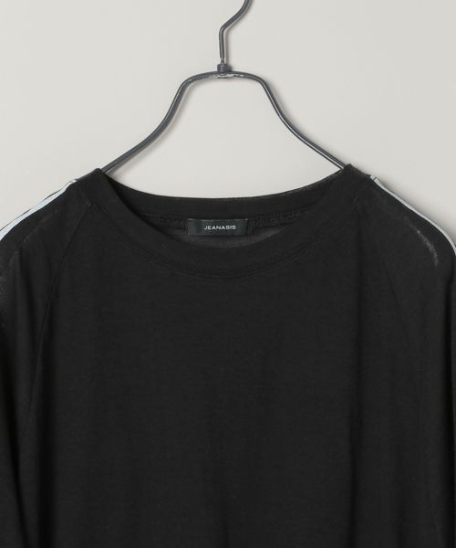 JEANASIS（ジーナシス）の「シアーテンジクライン7S/131992（Tシャツ/カットソー・レディース・ブルー系その他/ブラック/ホワイト・FREE）」の20枚目の写真