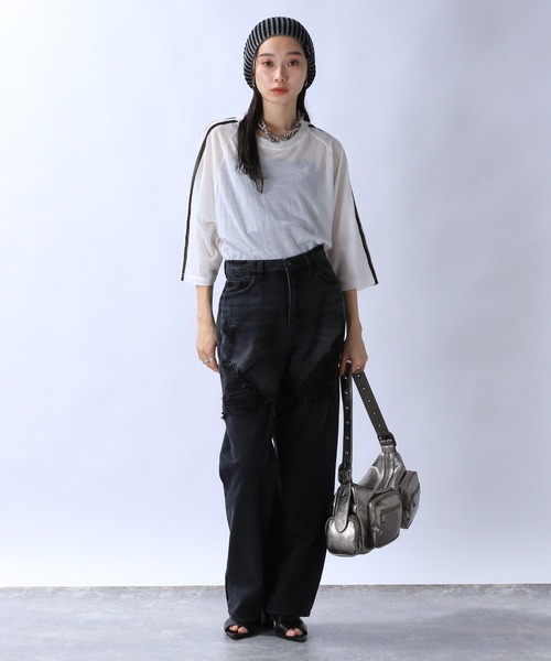 【新品未使用】JEANASIS シアーテンジクラインロングTEEホワイト系その他 JEANASIS｜シアーテンジクロンTEE | Rakuten Fashion(楽天