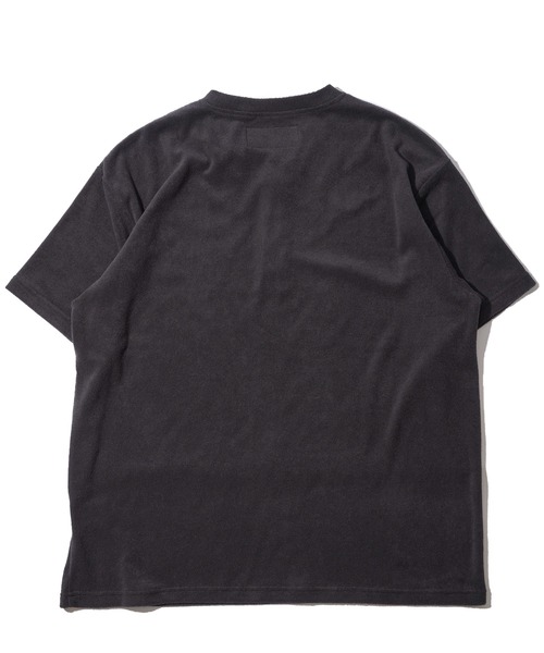 UNIVERSAL OVERALL(ユニバーサルオーバーオール)の「【UNIVERSAL OVERALL / ユニバーサルオーバーオール】パイルヘンリーネックTシャツ(Tシャツ/カットソー・メンズ・ブラック/アイボリー/チャコールグレー/ブラウン・MEDIUM/LARGE/X-LARGE)」の12枚目の写真