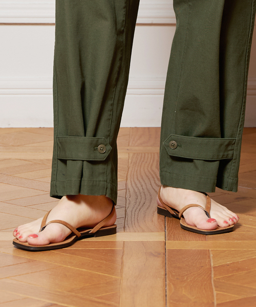 IENA LA BOUCLE（イエナラブークル）の「【LAOCOONTE/ラオコンテ】EIDER SUEDE サンダル（サンダル・レディース・キャメル・36）」の2枚目の写真