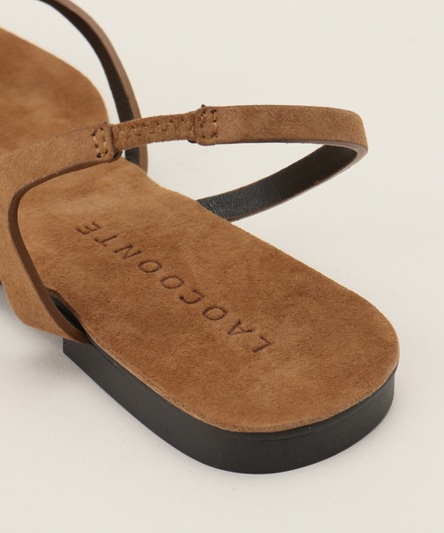 IENA LA BOUCLE（イエナラブークル）の「【LAOCOONTE/ラオコンテ】EIDER SUEDE サンダル（サンダル・レディース・キャメル・36）」の7枚目の写真