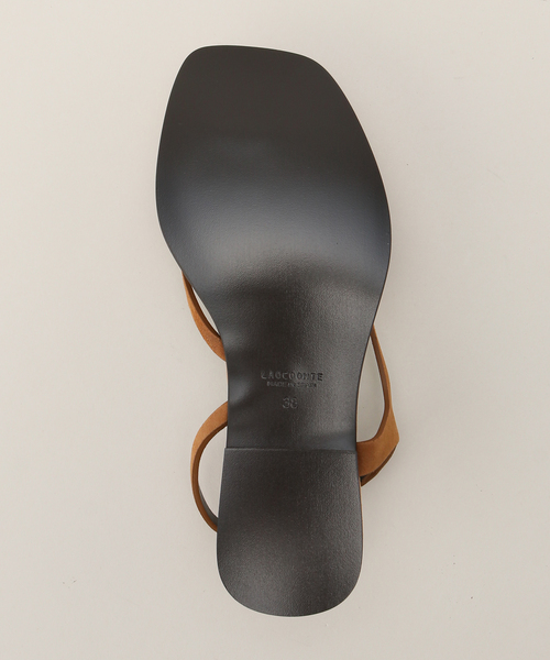 IENA LA BOUCLE（イエナラブークル）の「【LAOCOONTE/ラオコンテ】EIDER SUEDE サンダル（サンダル・レディース・キャメル・36）」の9枚目の写真