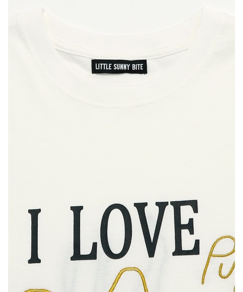Little sunny bite(リトルサニーバイト)の「【8】【it】【Little sunny bite(リトルサニーバイト)】 Message doodle tee(Tシャツ/カットソー・レディース・ホワイト/ブルー/ブラック・SMALL/MEDIUM)」の6枚目の写真