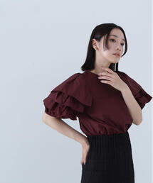 NATURAL BEAUTY BASIC | ◇ボリュームレイヤースリーブブラウス(シャツ/ブラウス)