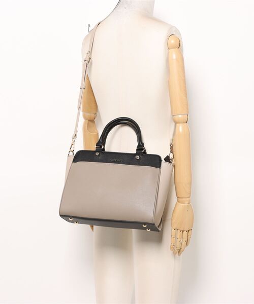 NATURAL BEAUTY(ナチュラルビューティー)の「【NATURAL BEAUTY/ナチュラルビューティー】 Amie アミ 2wayハンドバッグ(ハンドバッグ・レディース・ピンク/ベージュ系その他/ブラック/ベージュ・FREE)」の18枚目の写真