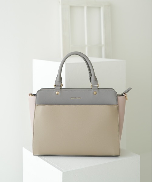 【NATURAL BEAUTY/ナチュラルビューティー】 Amie アミ 2wayハンドバッグ（ハンドバッグ）｜NATURAL BEAUTY（ナチュラルビューティー） 9,680円