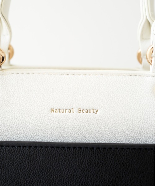 NATURAL BEAUTY(ナチュラルビューティー)の「【NATURAL BEAUTY/ナチュラルビューティー】 Amie アミ 2wayハンドバッグ(ハンドバッグ・レディース・ピンク/ベージュ系その他/ブラック/ベージュ・FREE)」の22枚目の写真