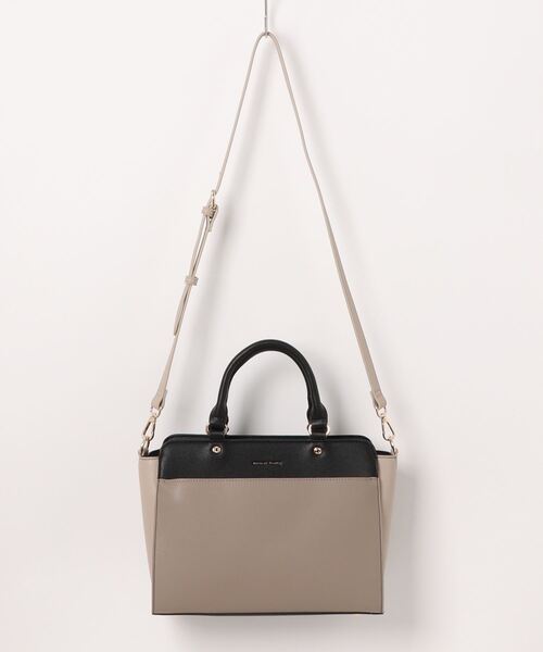 NATURAL BEAUTY(ナチュラルビューティー)の「【NATURAL BEAUTY/ナチュラルビューティー】 Amie アミ 2wayハンドバッグ(ハンドバッグ・レディース・ピンク/ベージュ系その他/ブラック/ベージュ・FREE)」の16枚目の写真