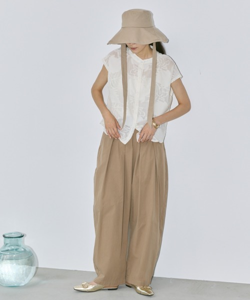 Libra Cue（リブラ キュー）の「リボンハット（ハット・レディース・ネイビー/ベージュ・FREE）」の19枚目の写真