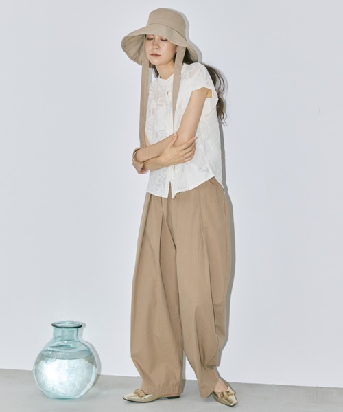 Libra Cue（リブラ キュー）の「リボンハット（ハット・レディース・ネイビー/ベージュ・FREE）」の20枚目の写真