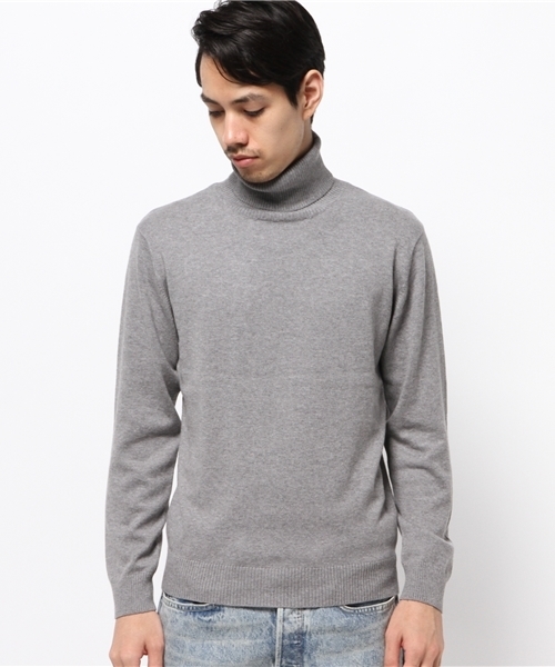 Denime（ドゥニーム）の「カシミアタートルネック（ニット/セーター・メンズ・ネイビー/ホワイト/グレー/ブラック・MEDIUM/X-LARGE/LARGE）」の9枚目の写真