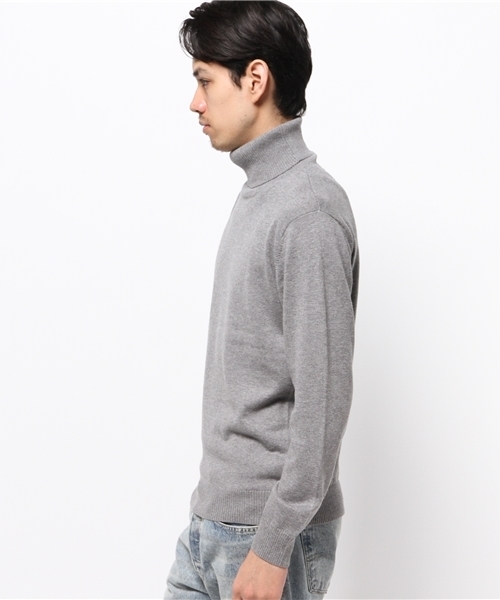 Denime（ドゥニーム）の「カシミアタートルネック（ニット/セーター・メンズ・ネイビー/ホワイト/グレー/ブラック・MEDIUM/X-LARGE/LARGE）」の10枚目の写真