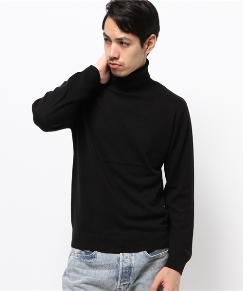 Denime（ドゥニーム）の「カシミアタートルネック（ニット/セーター・メンズ・ネイビー/ホワイト/グレー/ブラック・MEDIUM/X-LARGE/LARGE）」の5枚目の写真