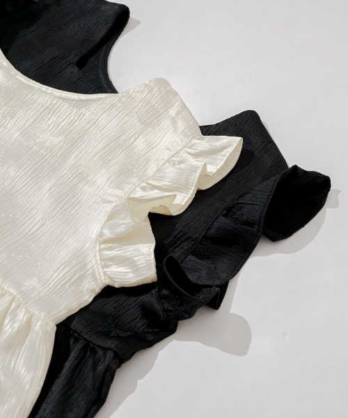 flower（フラワー）の「グロスリボントップ（Tシャツ/カットソー・レディース・アイボリー/ブラック・FREE）」の16枚目の写真