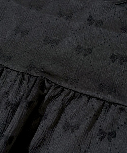 flower（フラワー）の「グロスリボントップ（Tシャツ/カットソー・レディース・アイボリー/ブラック・FREE）」の20枚目の写真