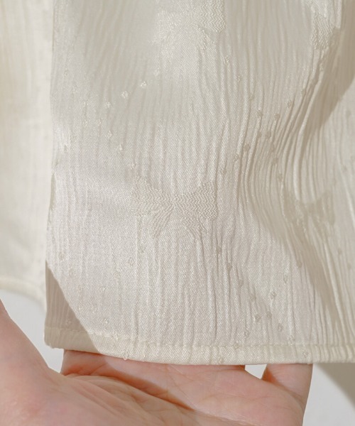 flower（フラワー）の「グロスリボントップ（Tシャツ/カットソー・レディース・アイボリー/ブラック・FREE）」の15枚目の写真