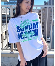 【RGY】SUNDAY MORNING ビッグシルエットTシャツ (CP)