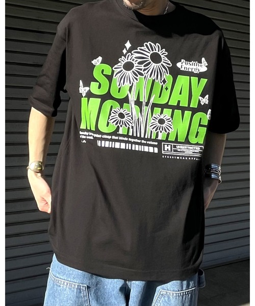 RGY(アールジーワイ)の「【RGY】SUNDAY MORNING ビッグシルエットTシャツ (CP)(Tシャツ/カットソー・レディース・ネイビー/ブラック/ホワイト・M/L)」の11枚目の写真
