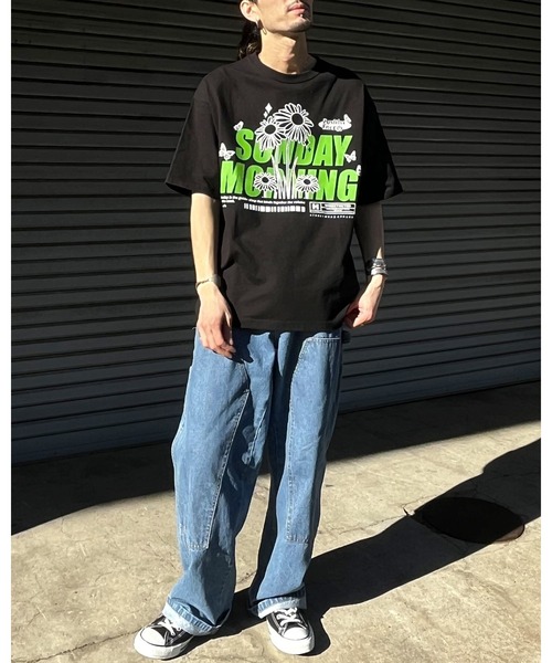 RGY(アールジーワイ)の「【RGY】SUNDAY MORNING ビッグシルエットTシャツ (CP)(Tシャツ/カットソー・レディース・ネイビー/ブラック/ホワイト・M/L)」の13枚目の写真