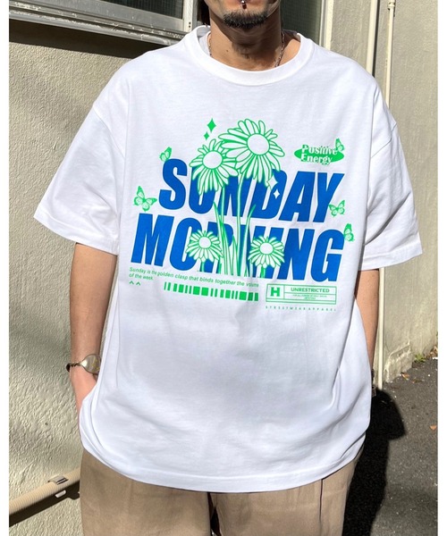 RGY(アールジーワイ)の「【RGY】SUNDAY MORNING ビッグシルエットTシャツ (CP)(Tシャツ/カットソー・レディース・ネイビー/ブラック/ホワイト・M/L)」の20枚目の写真