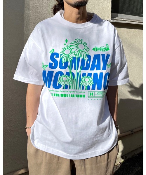RGY(アールジーワイ)の「【RGY】SUNDAY MORNING ビッグシルエットTシャツ (CP)(Tシャツ/カットソー・レディース・ネイビー/ブラック/ホワイト・M/L)」の21枚目の写真
