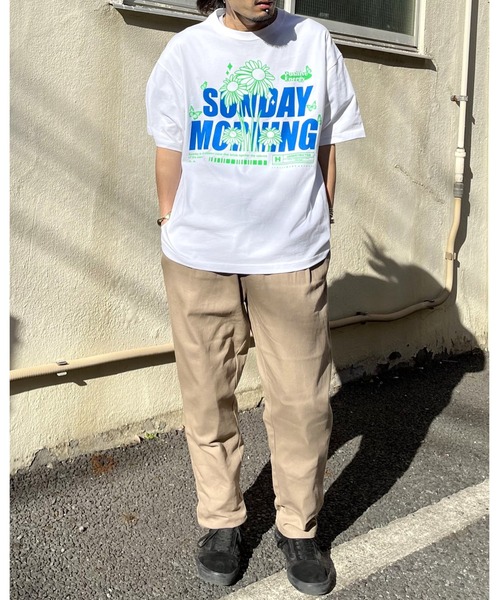 RGY(アールジーワイ)の「【RGY】SUNDAY MORNING ビッグシルエットTシャツ (CP)(Tシャツ/カットソー・レディース・ネイビー/ブラック/ホワイト・M/L)」の22枚目の写真