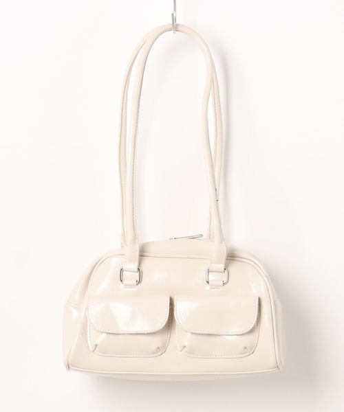 apres jour clair（アプレジュールクレア）の「【apres jour clair×ARIAZ】ポケット付きアンダーアームバッグ（ハンドバッグ・レディース・ブラック/ダークブラウン/ホワイト・FREE）」の15枚目の写真