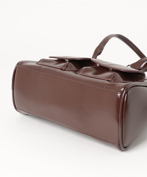 apres jour clair（アプレジュールクレア）の「【apres jour clair×ARIAZ】ポケット付きアンダーアームバッグ（ハンドバッグ・レディース・ブラック/ダークブラウン/ホワイト・FREE）」の19枚目の写真