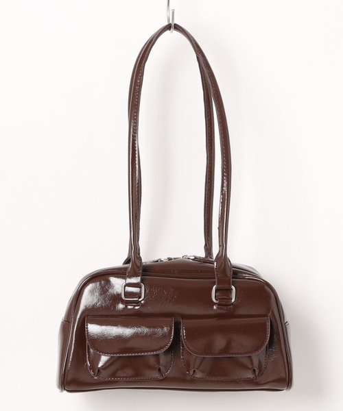 apres jour clair（アプレジュールクレア）の「【apres jour clair×ARIAZ】ポケット付きアンダーアームバッグ（ハンドバッグ・レディース・ブラック/ダークブラウン/ホワイト・FREE）」の17枚目の写真