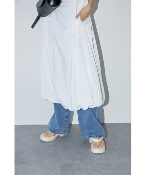 DRWCYS（ドロシーズ）の「トングボリュームサンダル（サンダル・レディース・ブラック/ホワイト・MEDIUM/LARGE）」の14枚目の写真