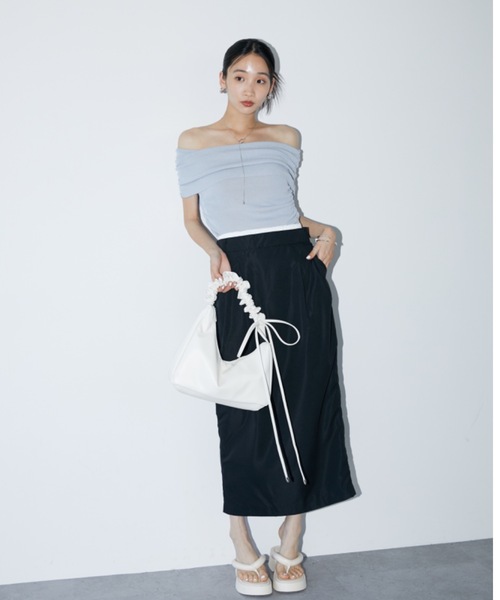 DRWCYS（ドロシーズ）の「トングボリュームサンダル（サンダル・レディース・ブラック/ホワイト・MEDIUM/LARGE）」の11枚目の写真