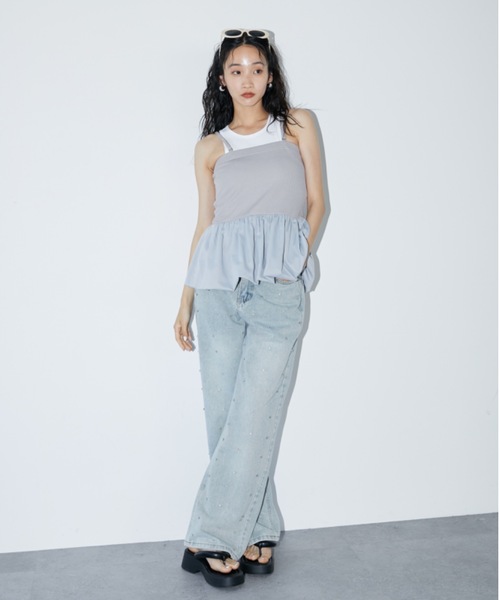 DRWCYS（ドロシーズ）の「トングボリュームサンダル（サンダル・レディース・ブラック/ホワイト・MEDIUM/LARGE）」の16枚目の写真