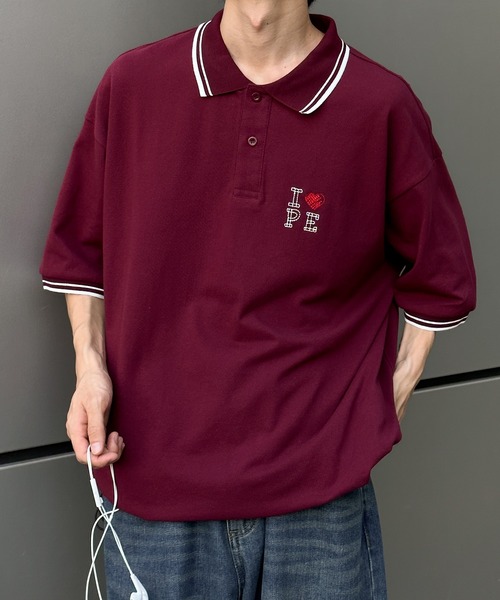 セール】DRAWCODE I LOVE ポロシャツ（ポロシャツ）｜Perushu