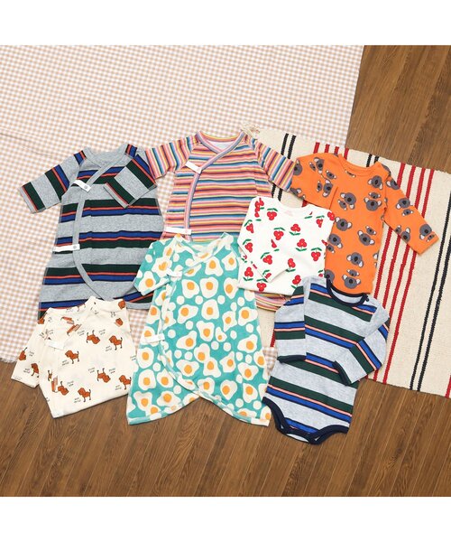 BREEZE（ブリーズ）の「総柄ボディオール マイファーストブリーズ（ロンパース・キッズ・その他2/その他3/オレンジ・70/80）」の12枚目の写真