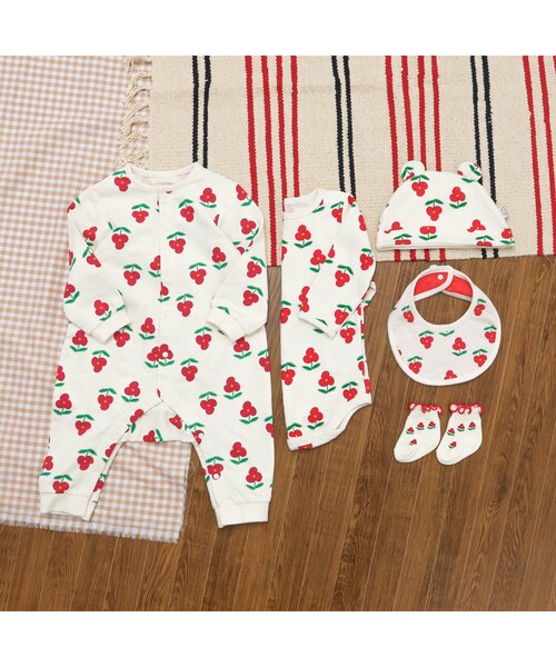 BREEZE（ブリーズ）の「総柄ボディオール マイファーストブリーズ（ロンパース・キッズ・その他2/その他3/オレンジ・70/80）」の10枚目の写真