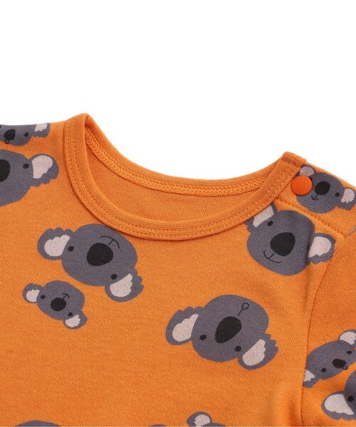 BREEZE（ブリーズ）の「総柄ボディオール マイファーストブリーズ（ロンパース・キッズ・その他2/その他3/オレンジ・70/80）」の15枚目の写真
