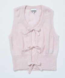 GANNI モヘヤニットベスト GANNI モヘヤニットベスト GANNI】モヘヤニットベスト