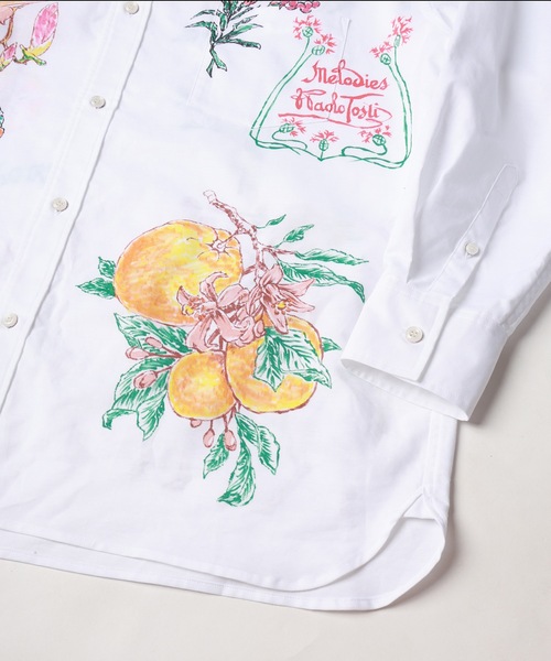 amok(アモク)の「HAND-PAINT SHIRT(シャツ/ブラウス・メンズ・ホワイト/ブルー・S/M/L)」の10枚目の写真