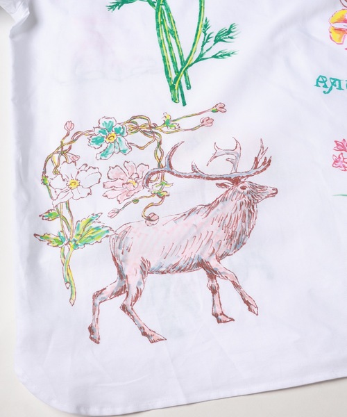 amok(アモク)の「HAND-PAINT SHIRT(シャツ/ブラウス・メンズ・ホワイト/ブルー・S/M/L)」の8枚目の写真