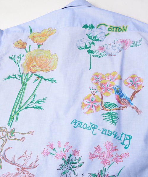 amok(アモク)の「HAND-PAINT SHIRT(シャツ/ブラウス・メンズ・ホワイト/ブルー・S/M/L)」の3枚目の写真