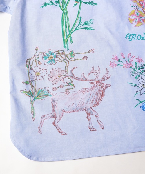 amok(アモク)の「HAND-PAINT SHIRT(シャツ/ブラウス・メンズ・ホワイト/ブルー・S/M/L)」の21枚目の写真