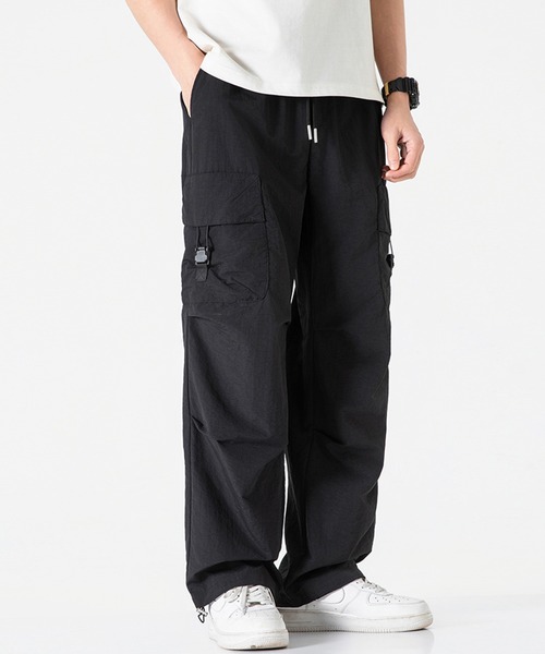 aimoha(アイモハ)の「aimoha outdoor ユニセックス ウエスト紐付き ロングパンツ(その他パンツ・メンズ・ブラック/カーキ/ベージュ・MEDIUM/LARGE/X-LARGE)」の2枚目の写真