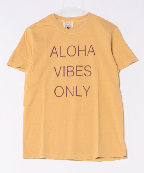 【URBAN ISLAND SOCIETY/アーバンアイランドソサエティ】ALOHA VIBES ONLY TEE/半袖Tシャツ（Tシャツ/カットソー）｜URBAN ISLAND SOCIETY（アーバンアイランドソサエティ）
