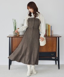 mysty woman | ドッキングレースアップワンピ  148919(ワンピース)